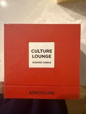 Assouline Red Culture Lounge Scented Candle